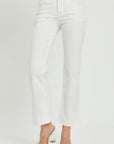 RISEN Full Size Mid Rise Jeans with Pockets - Little Miss Vanilla