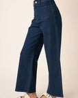 Mittoshop High Waist Wide Leg Jeans - Little Miss Vanilla