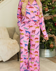 Pink Cheetah Print Shirt and Pants Pajama Set - Little Miss Vanilla