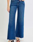 RISEN Tummy Control High Rise Wide Leg Jeans - Little Miss Vanilla