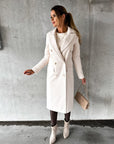 Fashion Casual Woolen Coat Women - Little Miss Vanilla