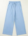 Drawstring Wide Leg Jeans - Little Miss Vanilla