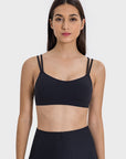 Millennia Scoop Neck Double Strap Active Cami - Little Miss Vanilla