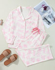 Pink Floral Long Sleeve and Pants Pajamas Set - Little Miss Vanilla