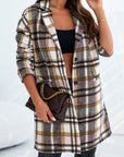 Pink Plaid Button Up Lapel Jacket - Little Miss Vanilla