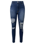 Distressed Skinny Jeans with Pockets - Little Miss Vanilla