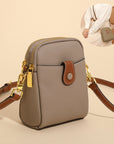 Lychee Pattern Mobile Phone Bag Small High Quality Leather Crossbody Bags For Women Wallet