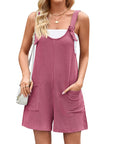 Versatile Pocket Straight Jumpsuit For Women - Little Miss Vanilla