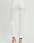 RISEN Full Size Mid Rise Jeans with Pockets - Little Miss Vanilla