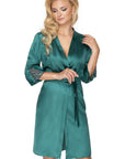 Irall Emerald Dressing Gown Green