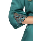 Irall Emerald Dressing Gown Green