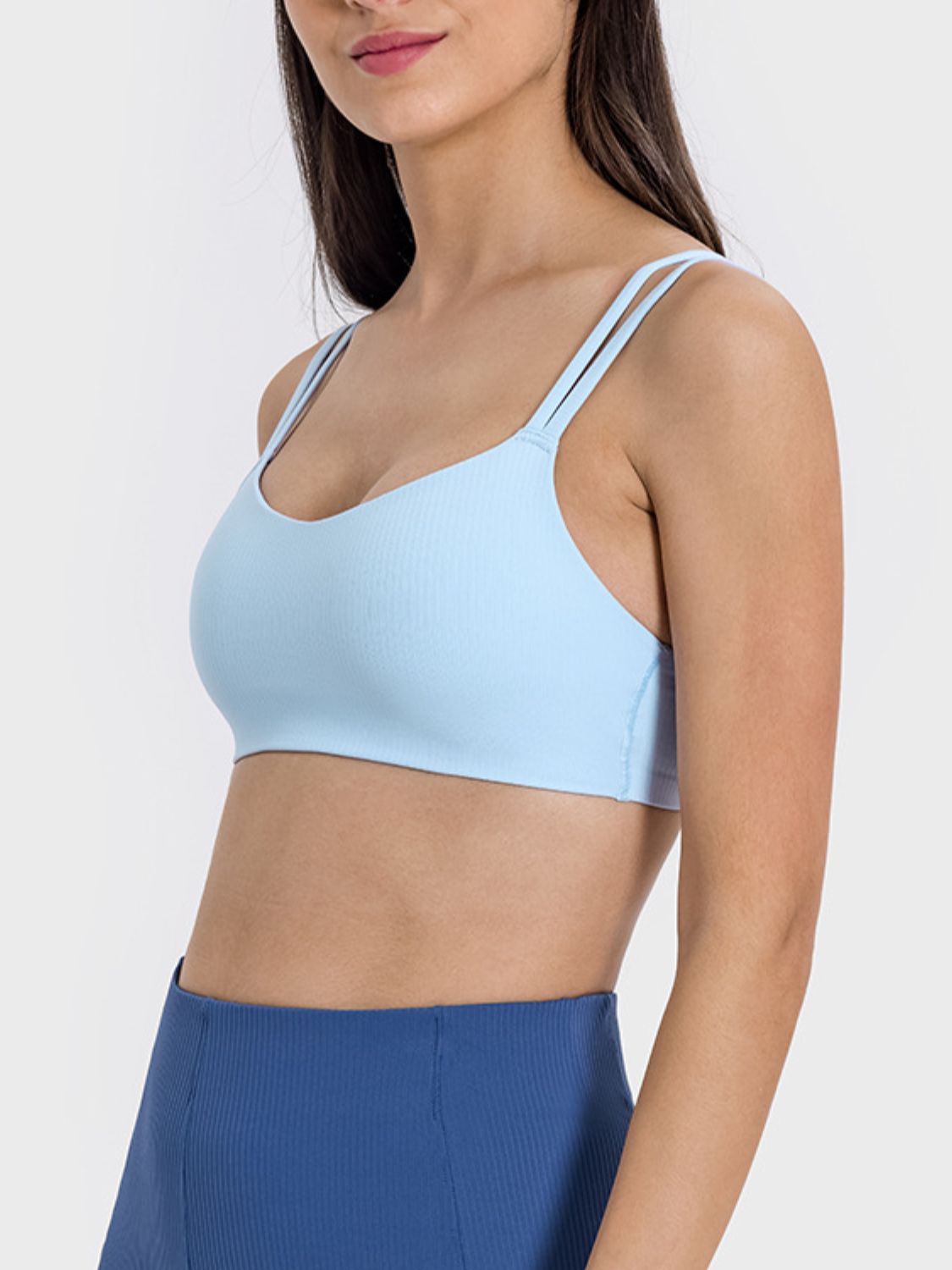 Millennia Scoop Neck Double Strap Active Cami - Little Miss Vanilla