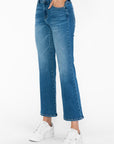 bytos Full Size Cat's Whiskers Mid Rise Ankle Jeans - Little Miss Vanilla