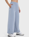 Millennia Slit Wide Leg Active Pants - Little Miss Vanilla