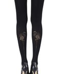 Zohara "Miami Night" Black Tights