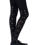 Zohara "Palm Beach" Black Tights