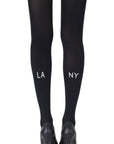 Zohara "East West" Black Tights