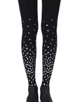 Zohara "Rise And Shine" Silver Print Tights