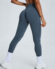 Women's High Waist Hip Lift Fitness Pants Quick-drying Seamless Slim Fit