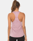 Full Size Scoop Neck Wide Strap Active Tank - Little Miss Vanilla