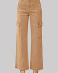 RISEN Full Size High Rise Wide Leg Cargo Jeans - Little Miss Vanilla