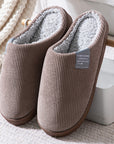 Non-slip Plus Velvet Cotton Slippers