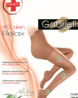 Klassische Medica Relax 40 Strumpfhose Gazela Beige