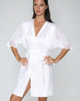 Irall Sharon Dressing Gown White