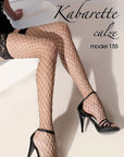 Gabriella Kabaretta Calze 153-222 Hold Ups Red