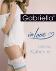 Gabriella 473 Katherine Hold ups Natural/Blue/Champagne