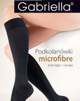 Gabriella Microfibre 501 Knee Highs Grafit