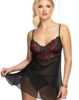 Irall Erotic Oriana Babydoll Black