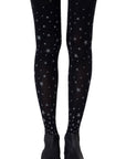 Zohara "Hollywood Boulevard" Black Tights