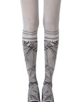 Zohara "Waikiki Nights" Grey Tights