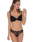 Roza Kalisi Push Up Bra Black