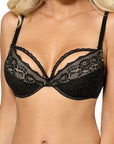 Roza Kena Black Push Up Bra