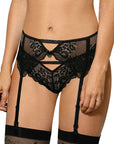 Roza Kena Black Suspender Belt