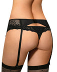 Roza Kena Black Suspender Belt