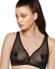 Roza Lisbet Black Soft Cup BRA