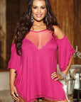 Camicia da notte Shirley of Hollywood SoH-IA X3257 Magenta