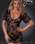 YesX YX642 Dress Set Black