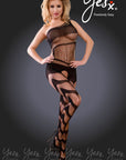 Yesx YX940 Bodystocking Schwarz