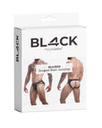 C4M Dungeon Black Leatherette Jockstrap Small - Sydney Rose Lingerie 