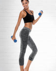 Control Body 610254 Sports Leggings Melange/Grey - Sydney Rose Lingerie 