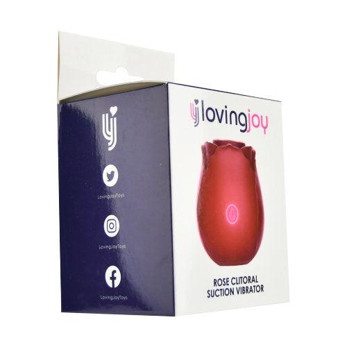 Loving Joy Rose Toy Clitoral Suction Vibrator - Sydney Rose Lingerie 