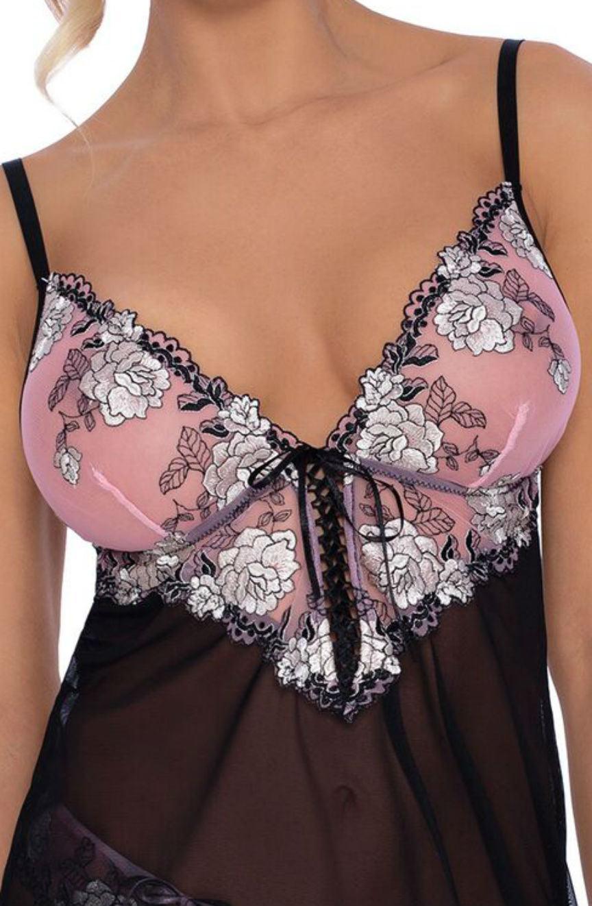 Roza Natali Chemise Pink - Sydney Rose Lingerie 