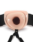 Unisex Hollow Strap-On 6 Inch Vanilla - Sydney Rose Lingerie 