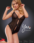 YesX YX202 Teddy Black - Sydney Rose Lingerie 