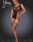 YesX YX409 Bodystocking Black - Sydney Rose Lingerie 